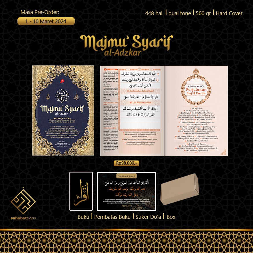PRE ORDER BUKU MAJMU' SYARIF AL-aDZKAR